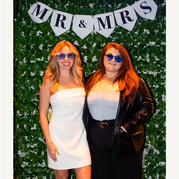 Meshki Cream Strapless Mini Dress - Picture 2 of 3